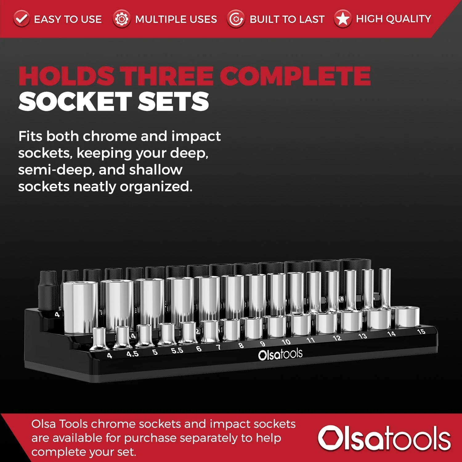 3-Row Magnetic Socket Holder - Image 31
