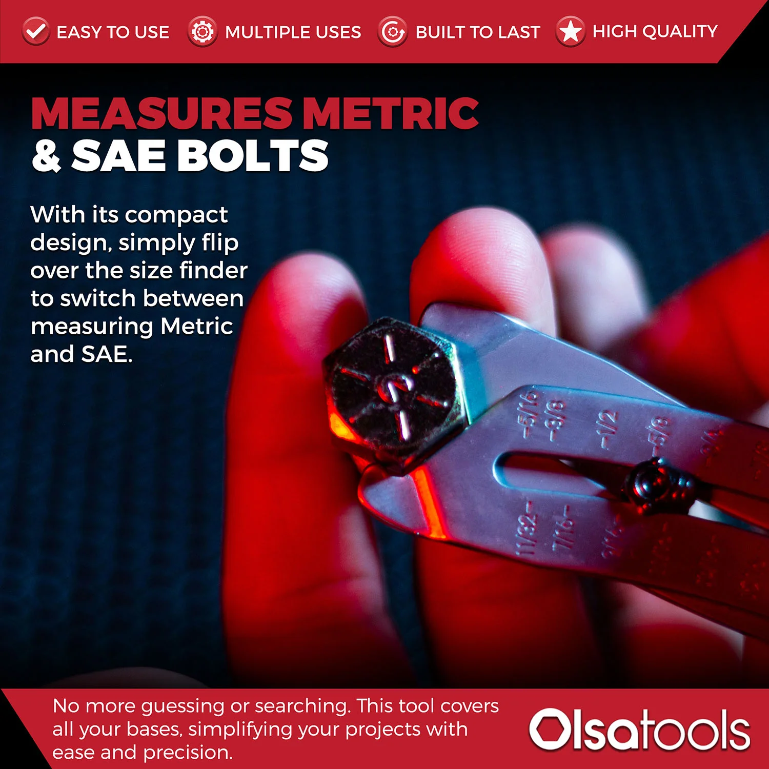 Bolt Size Finder Keychain - Image 5