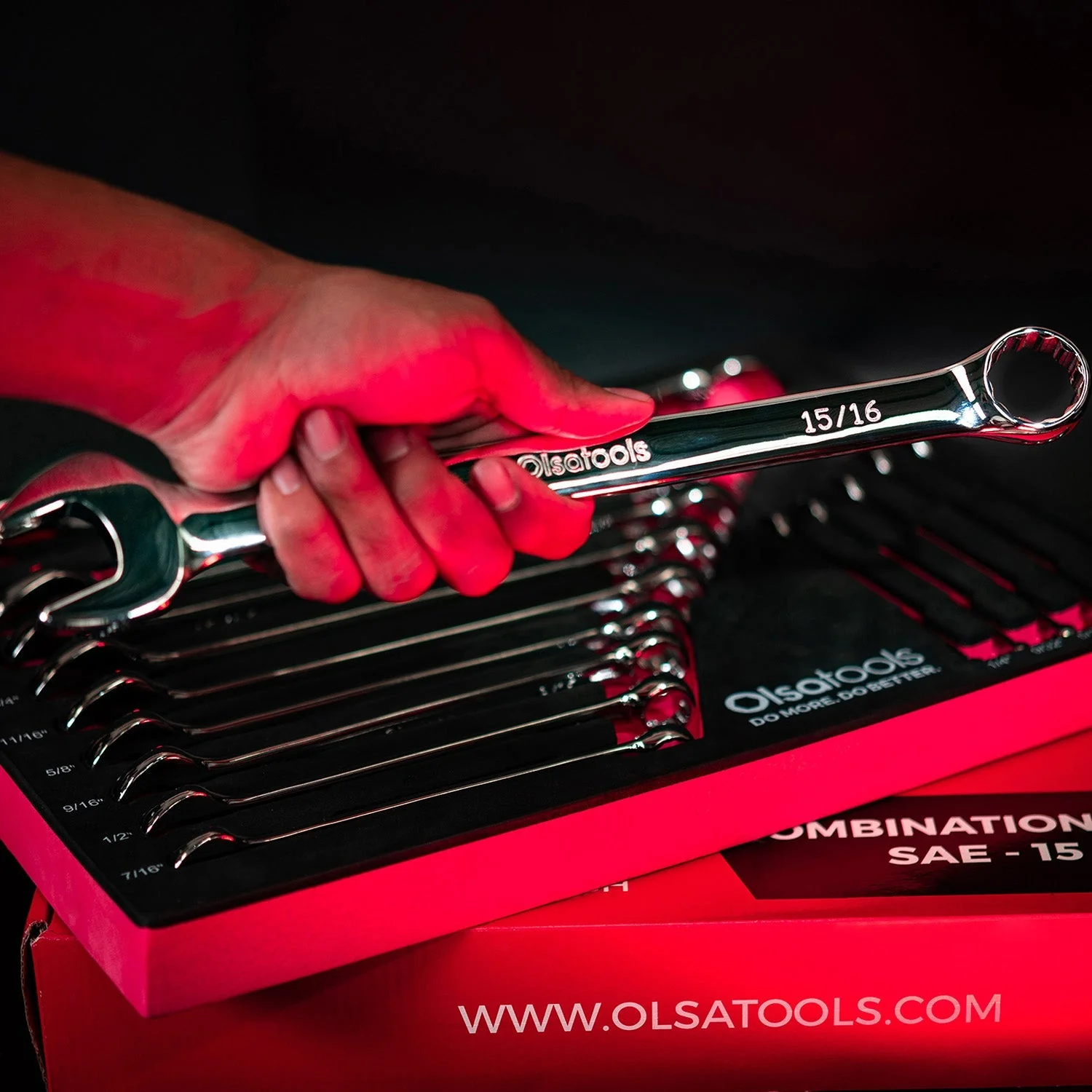 Premium 15-Piece Combination Wrench Set - Image 8
