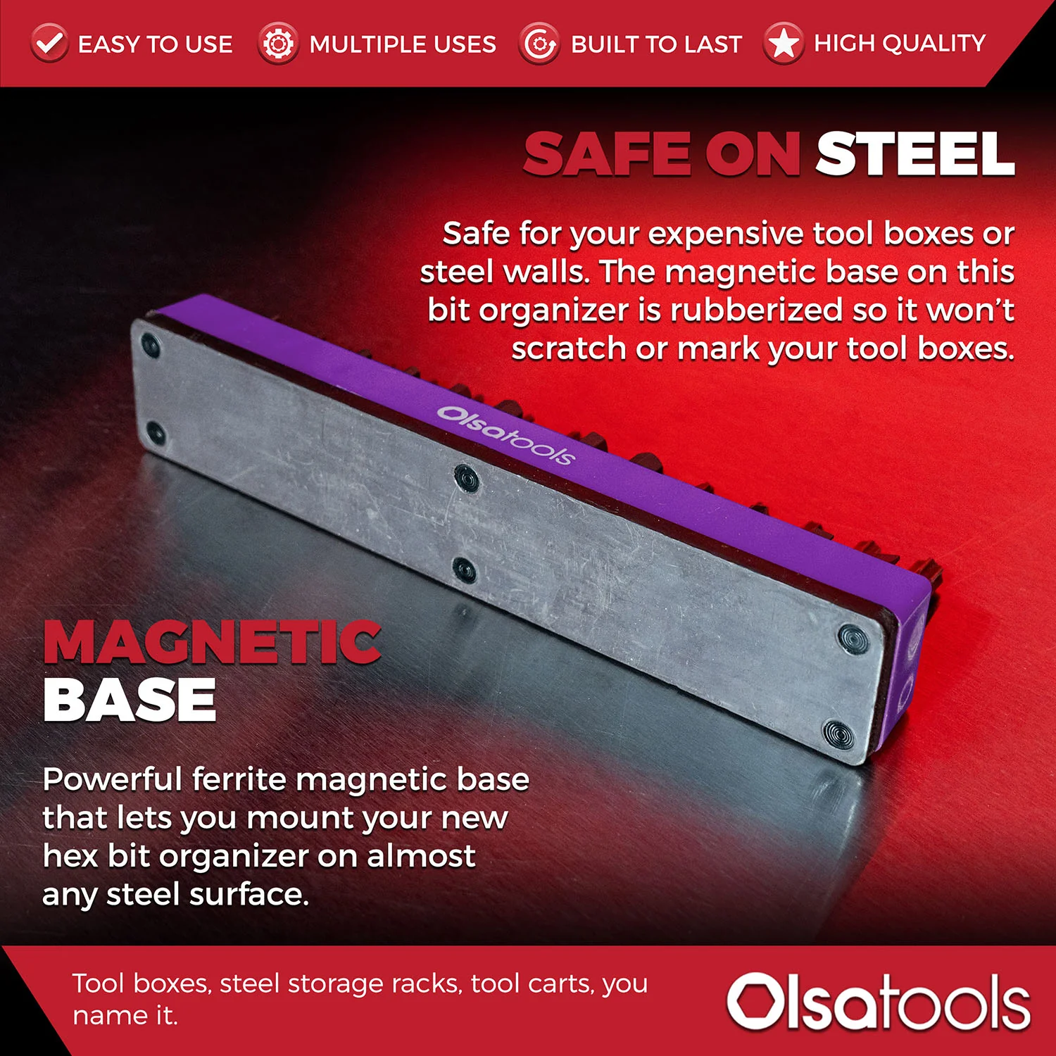Magnetic Hex 1/4" Bit Organizer - Image 39