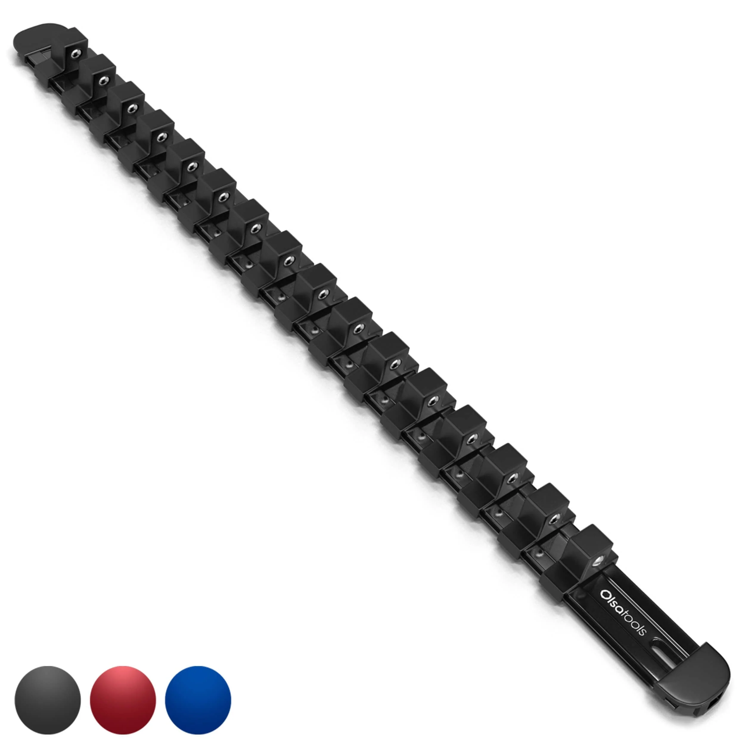 Aluminum Socket Organizer Rails with Locking End Caps - Image 11