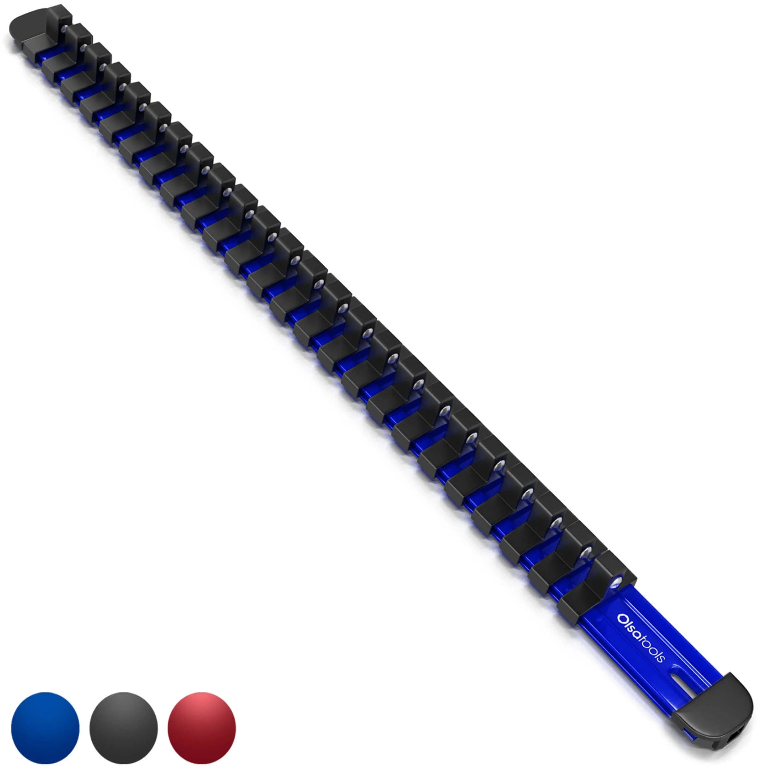 Aluminum Socket Organizer Rails with Locking End Caps - Image 9