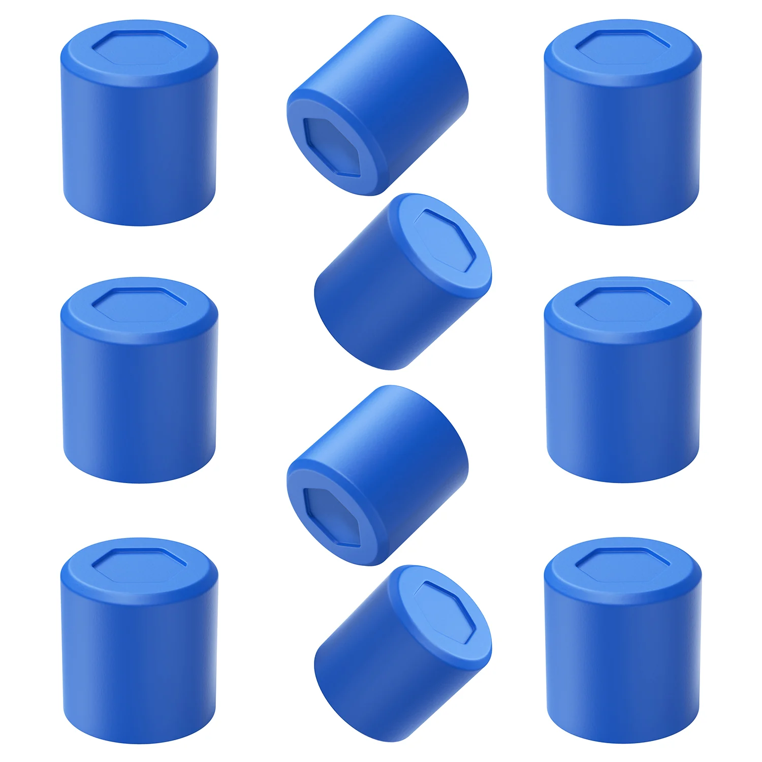 Magnetic Buttons 10pc Set - Strong Silicone Non-Scratch Magnets