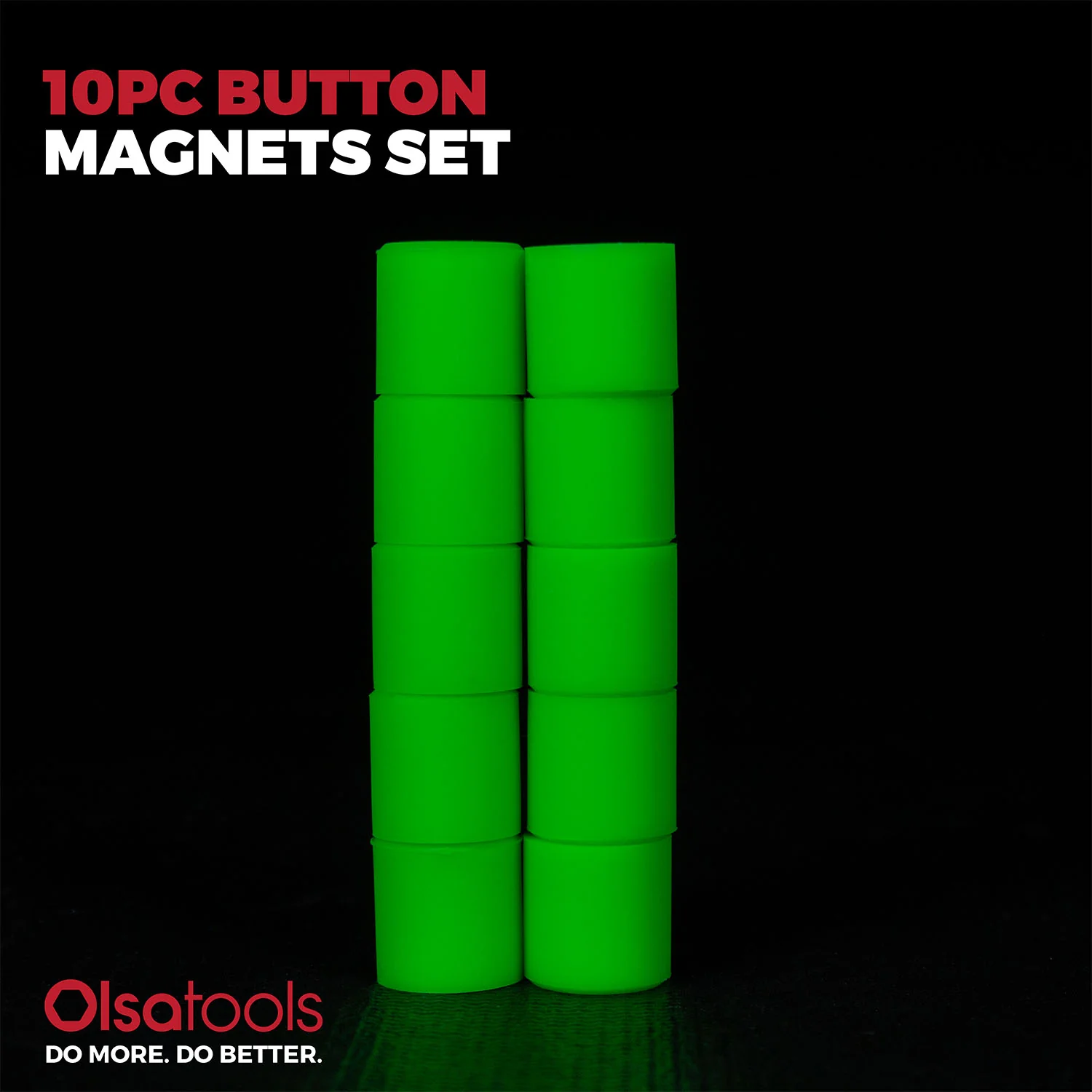 Magnetic Buttons 10pc Set - Strong Silicone Non-Scratch Magnets - Image 13