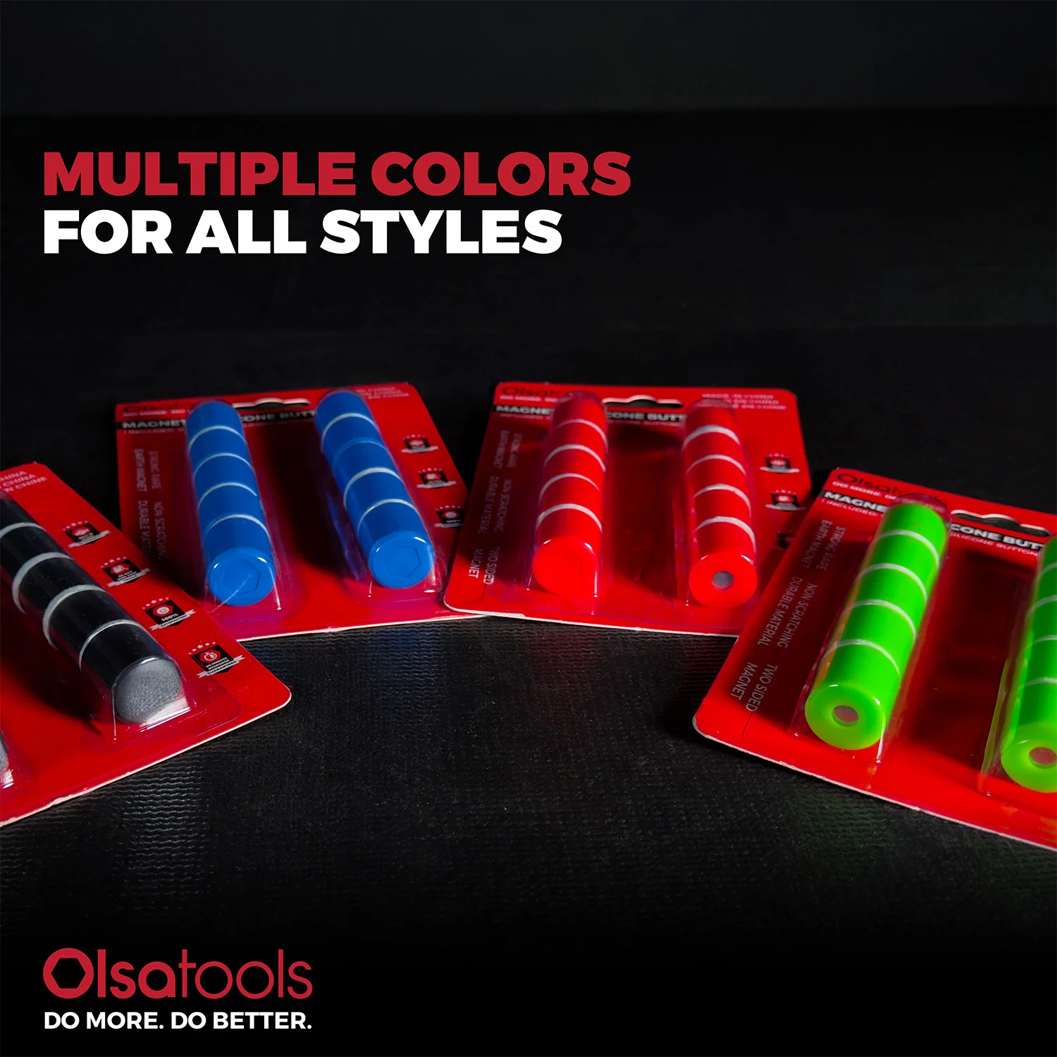 Magnetic Buttons 10pc Set - Strong Silicone Non-Scratch Magnets - Image 16