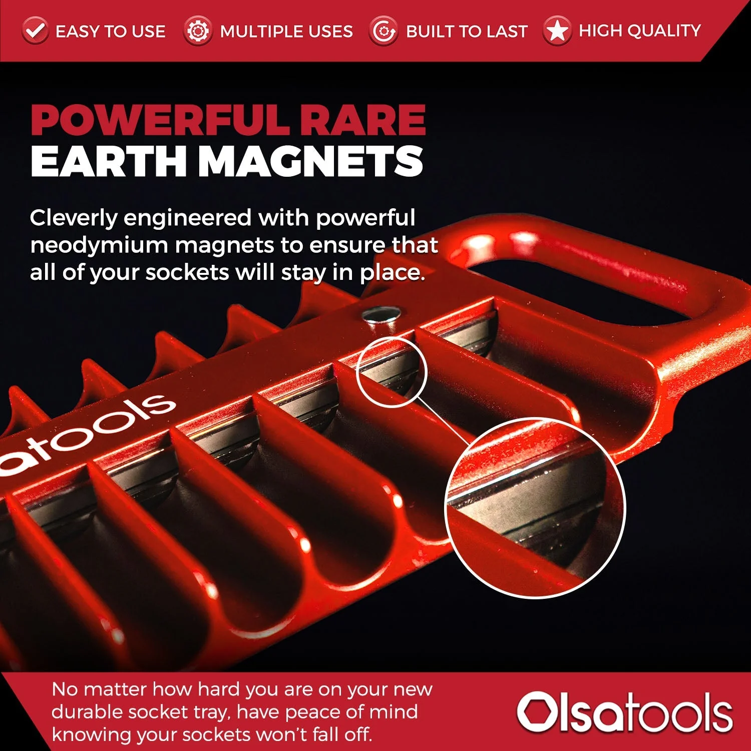 Magnetic Portable Socket Organizer Tray - Image 24