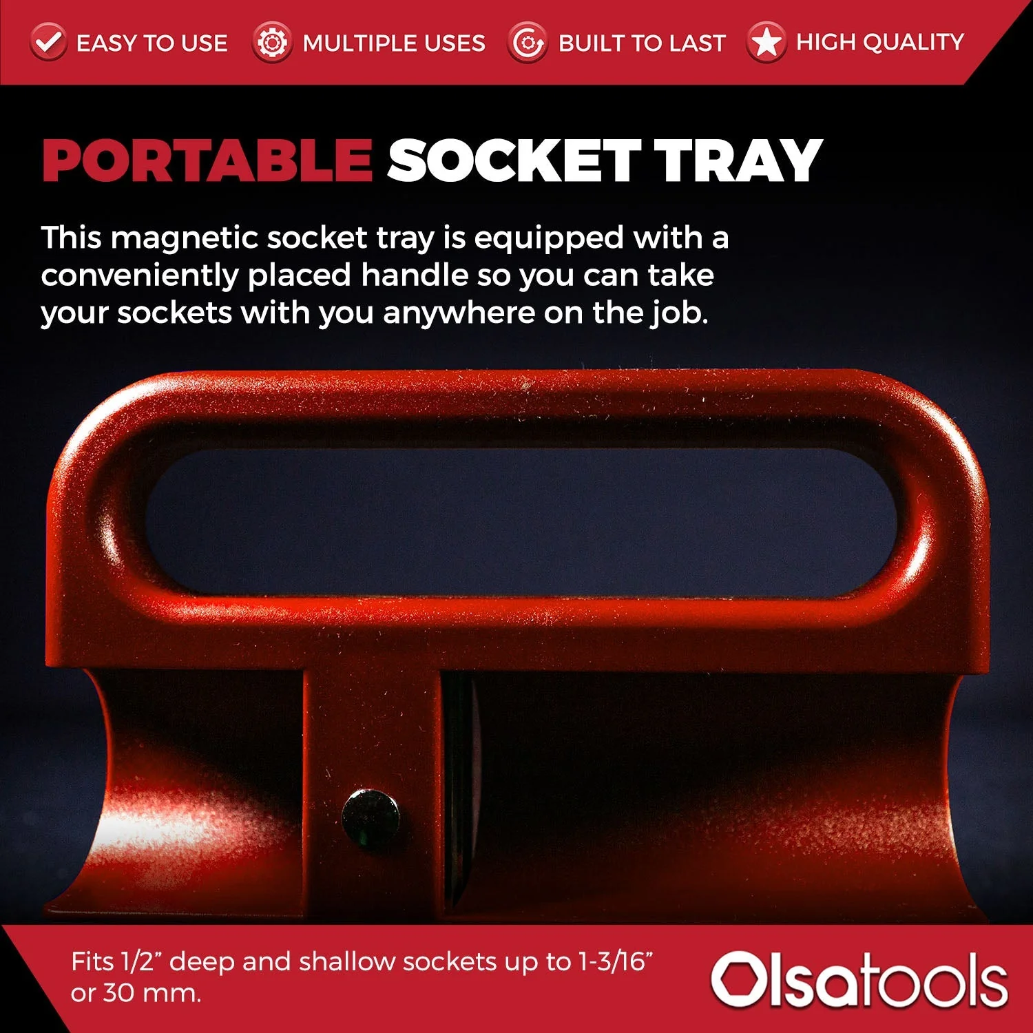 Magnetic Portable Socket Organizer Tray - Image 34