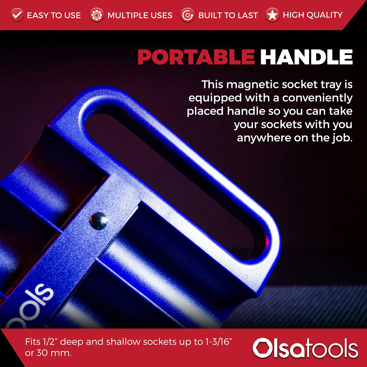 Magnetic Portable Socket Organizer Tray - Image 49
