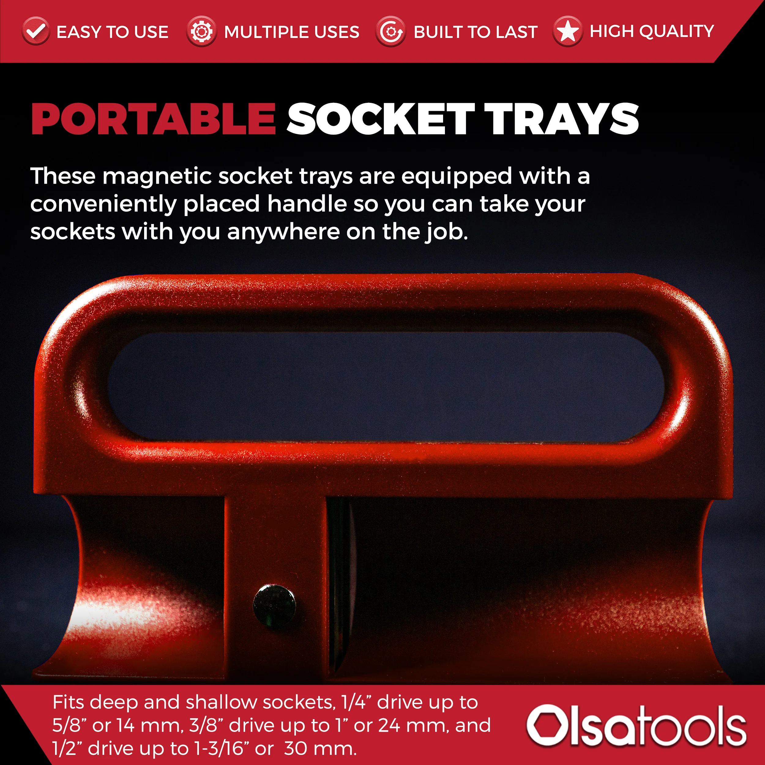 Magnetic Portable Socket Organizer Tray - Image 73