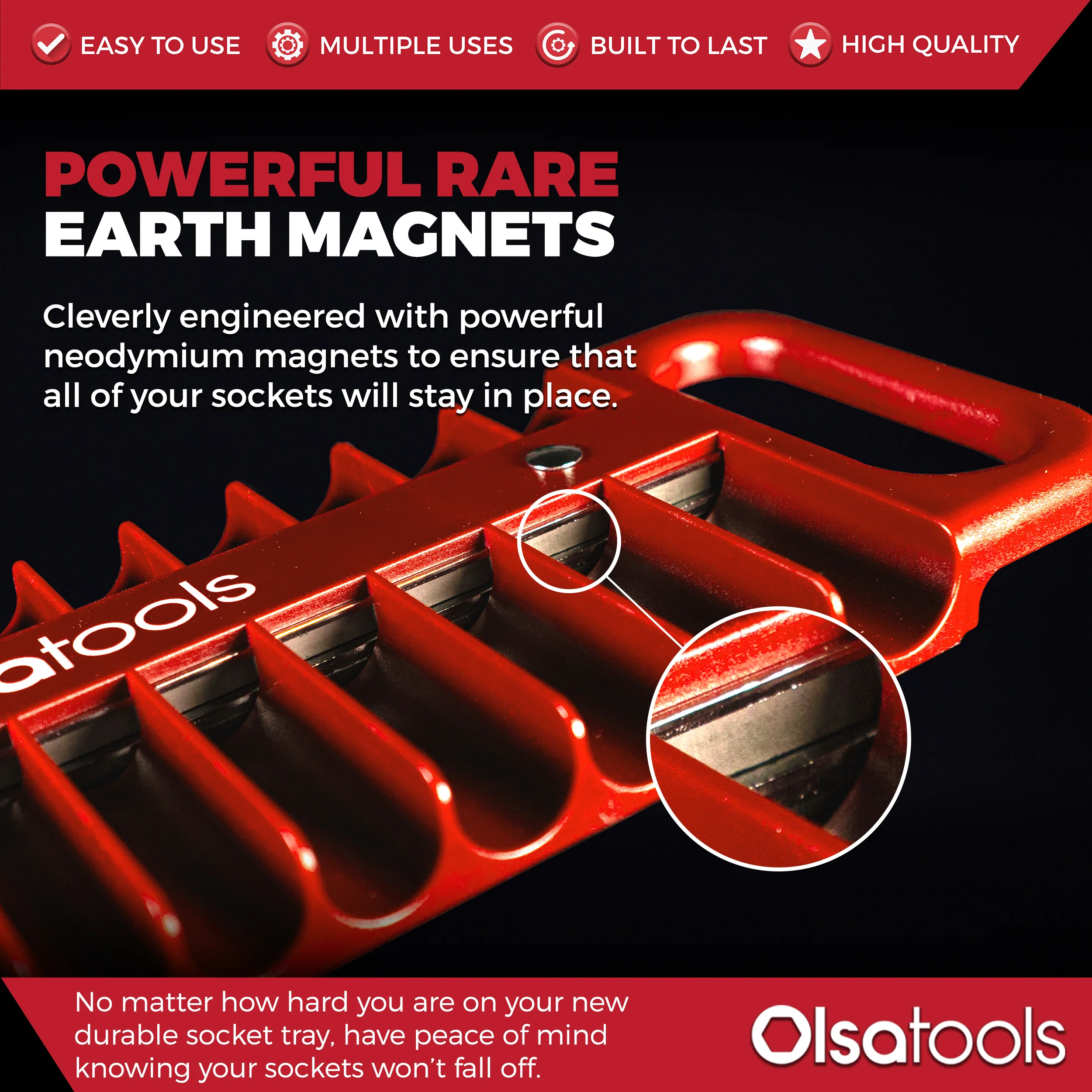 Magnetic Portable Socket Organizer Tray - Image 74