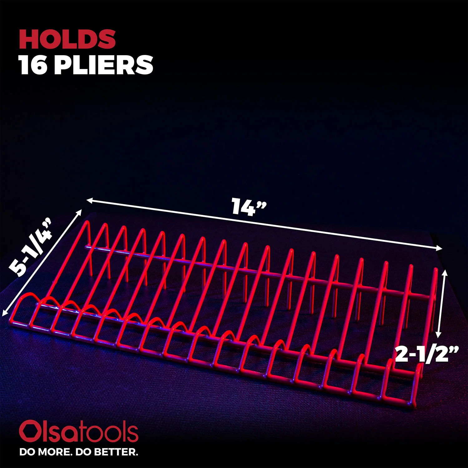 Plier Organizer Rack For Tool Box Drawer - Image 6
