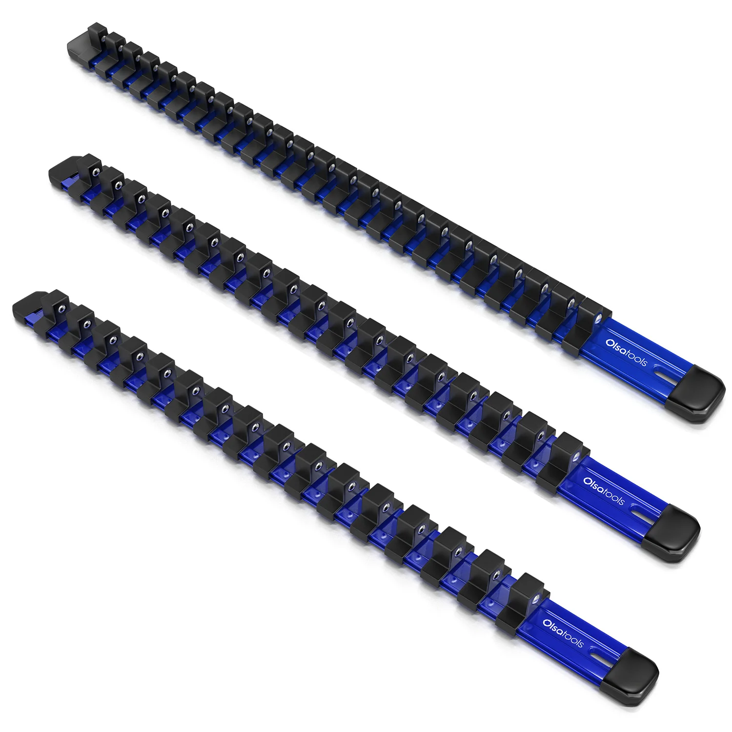 Aluminum Socket Organizer Rails With Rubber End Caps - Image 13